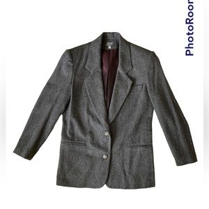 Vintage Men’s Gray Wool Coat XS